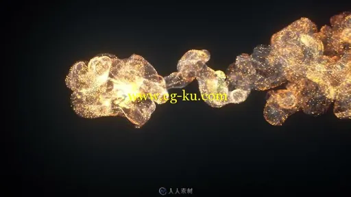 唯美漂亮的粒子文字字幕标题标志LOGO演绎AE模板 Elegant Soft Particles Logo Reveal的图片1