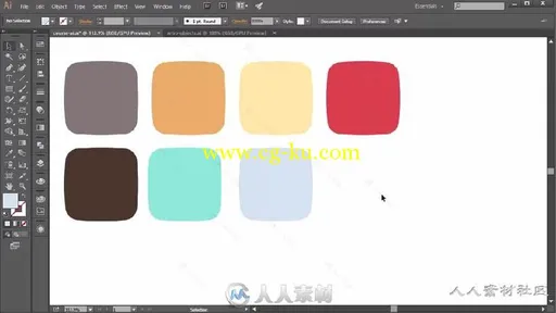 Illustrator复古风格矢量设计视频教程 TUTSPLUS HOW TO CREATE RETRO ELEMENTS IN ...的图片2