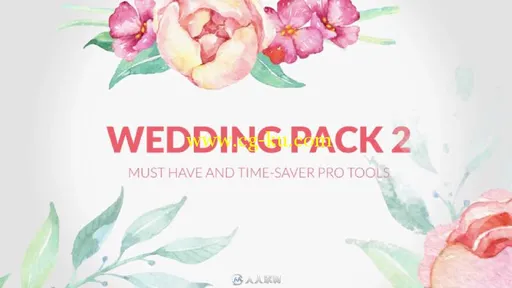 浪漫温馨幸福的婚礼大礼包婚庆模板AE模板 Wedding Mega Pack 2的图片1