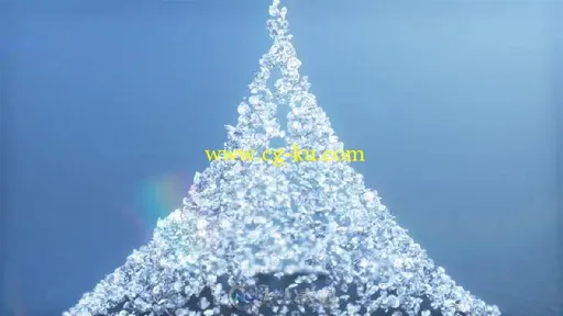 宝石钻石向上累积汇聚落下标题标志LOGO演绎 Sparkling Diamonds – Company Logo R...的图片2