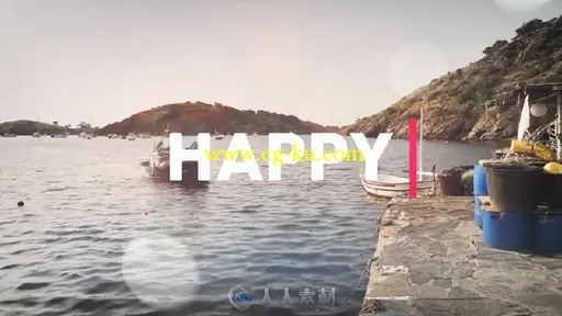 快乐阳光的图片照片视频相册动画AE模板 Happy Summer Opener的图片2