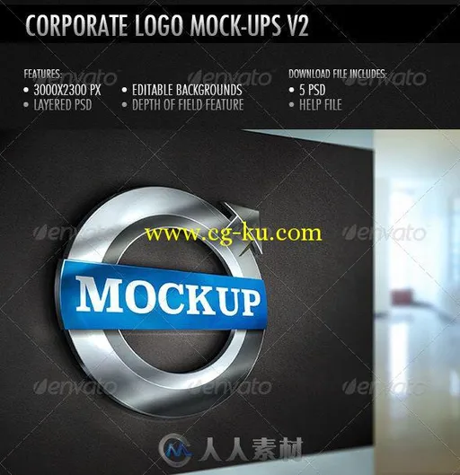 知名公司LOGO展示PSD模板第二辑GR.Corporate.Logo.Mockup.V2.7187651的图片1