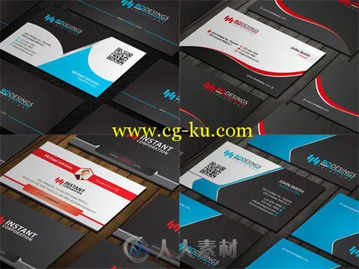 商务名片PSD模板第一辑Business_Card_Pack_1的图片1