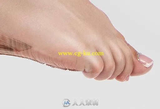 脚底创意设计-barefoot series turns bodily extremities into fleshy footwear的图片1