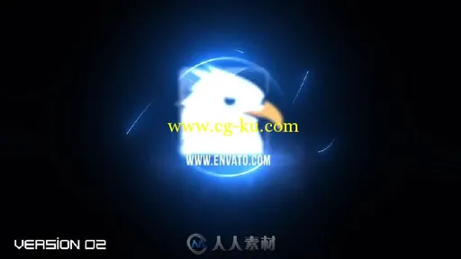 漂亮的粒子特效标志LOGO演绎AE模板Energetic Logos Pack 2的图片2