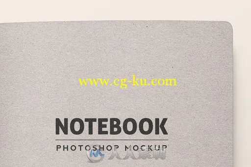 缝合笔记本展示PSD模板Stitched_Notebook_Mockup的图片2