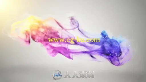 彩色粒子文字标题标志LOGO演绎AE模板 Colorful Particles Logo Reveal II的图片1