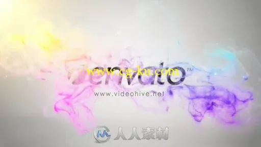 彩色粒子文字标题标志LOGO演绎AE模板 Colorful Particles Logo Reveal II的图片2