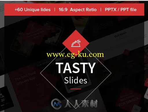 食物品尝展示PPT模板16395633--tasty-slides-powerpoint-presentation的图片1