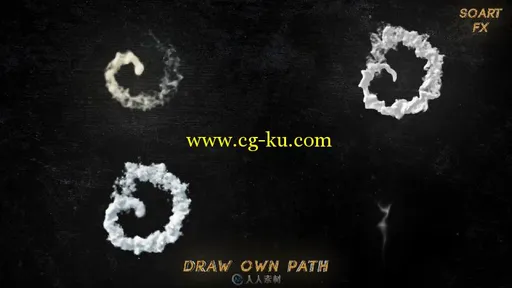 漂亮的火焰烟雾下雨粒子预设脚本AE模板 videohive particle fx elements的图片3