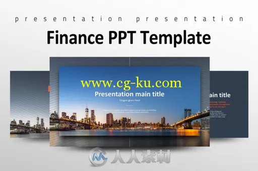 经济金融展示PPT模板Finance-PPT-Template的图片1