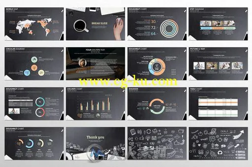 工作场景展示主题PPT模板Workplace-PowerPoint-Template的图片3