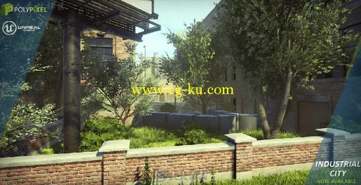 Unreal Engine虚幻游戏引擎扩展资料 - 工业城市 UNREAL ENGINE MARKETPLACE INDUST...的图片5