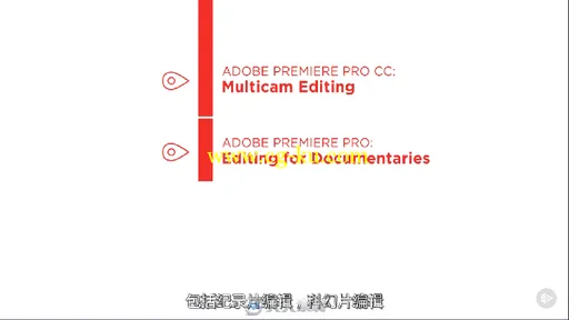 第73期中文字幕翻译教程《Premiere多机位镜头视频编辑训练视频教程》人人素材字幕组的图片4