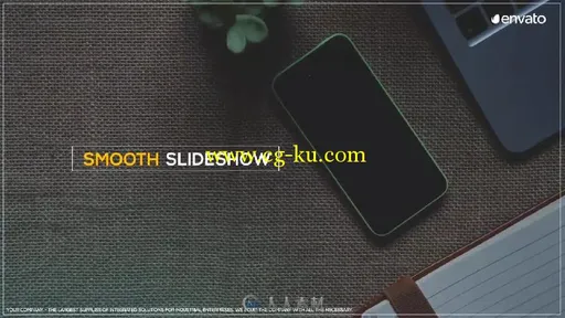 流畅平滑的图片照片视频相册动画AE模板 Smooth Slideshow的图片1