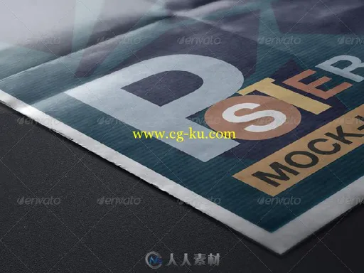 v6海报展示PSD模板GraphicRiver - Poster Mock-up v6 6585005的图片1