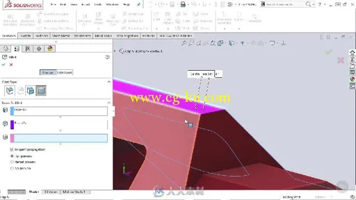 Solidworks圆角嵌缝技巧视频教程 PLURALSIGHT SOLIDWORKS ADVANCED FILLETING TECH...的图片2