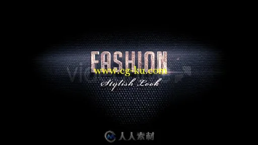 3D 大气的黄金钻石时尚文字字幕标题动画AE模板 Elegant And Glamour Titles的图片3