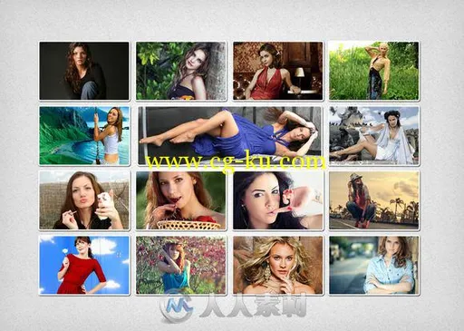 图片展示PSD模板Photo Collage Template 03的图片2