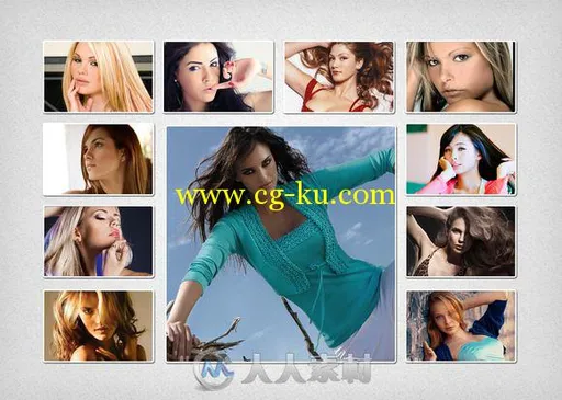 图片展示PSD模板Photo Collage Template 03的图片3