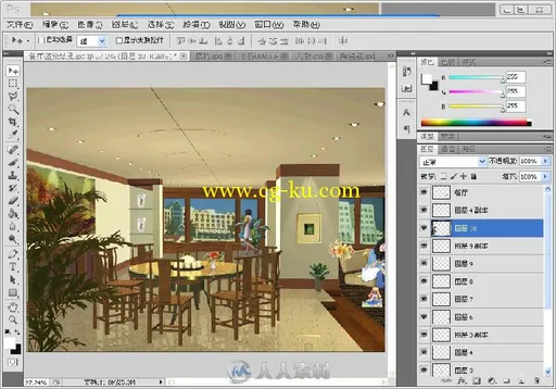 3DS Max 2012与Photoshop CS5建筑设计效果图经典实例的图片3