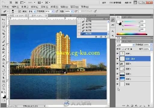 3DS Max 2012与Photoshop CS5建筑设计效果图经典实例的图片4