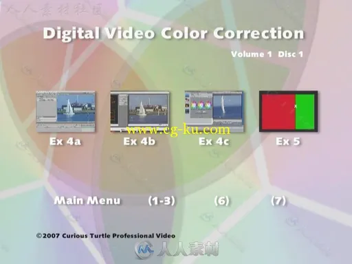 数字视频色彩校正训练视频教程 CURIOUS TURTLE DIGITAL VIDEO COLOR CORRECTION的图片1