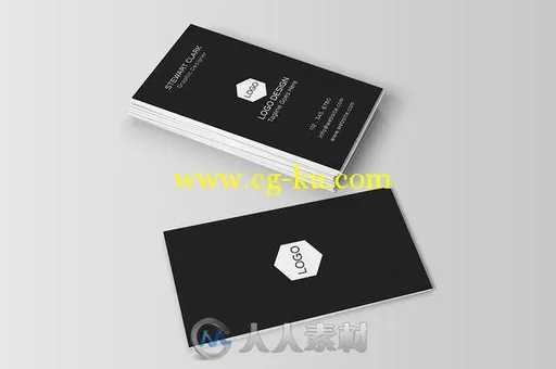 简单迷你商务卡片PSD模板Simple Minimal Business Card 395429的图片3