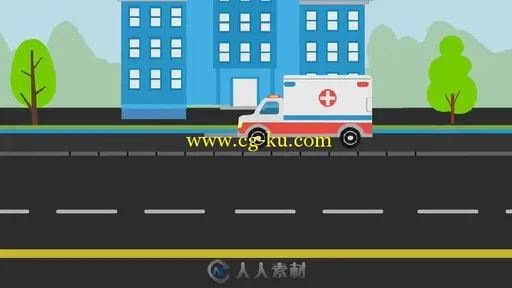 医生学生等各种人物职业卡通儿童元素GM动画包AE模板 Healthcare Explainer Toolkit的图片1