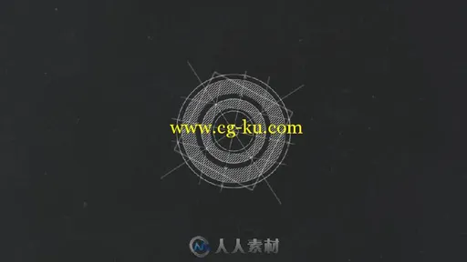 时尚简洁干净漂亮的图形标志LOGO演绎AE模板 Sketch Logo Reveal的图片3