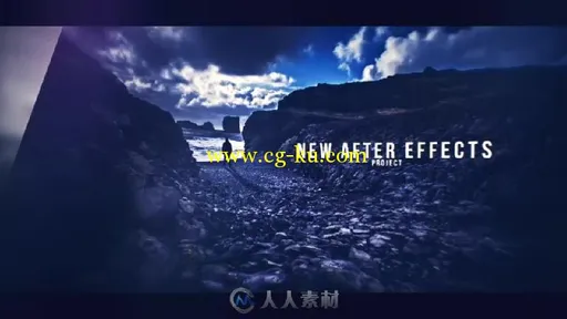 漂亮好看的3D视差图片照片视频相册动画AE模板Cinematic Slideshow的图片2