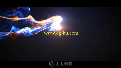 时尚好看的粒子飞舞汇聚文字标题标志LOGO演绎AE模板Epic Particle Reveal的图片2