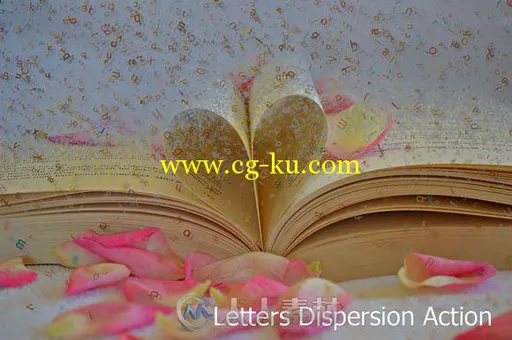 事物字母化消散特效PS动作Letters_Dispersion_Action的图片1