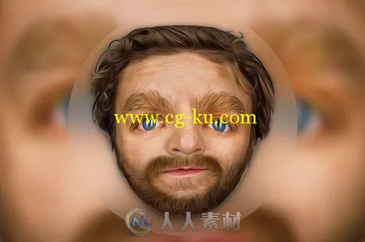 搞笑大头风格人物照片特效PS动作BIGHEAD Caricature Generator的图片3