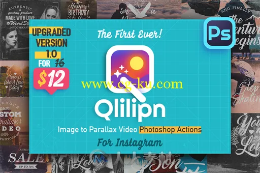 图像视差视频制作调色PS动作Qlilipn - Image to Parallax Video的图片1