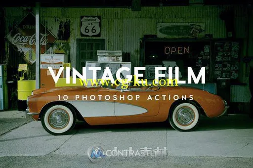 复古电影风格照片调色PS动作CM - Vintage Film Photoshop Actions 664822的图片1