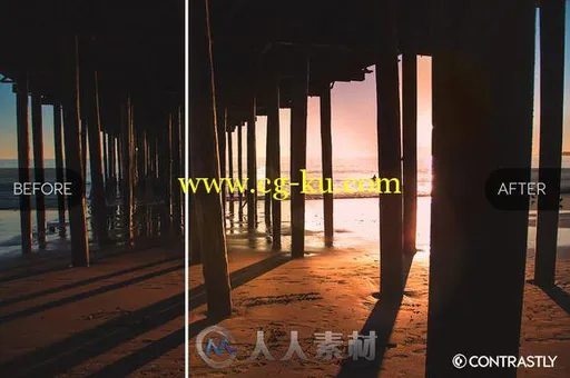 阳光靓丽图像调色PS动作Light & Flares Photoshop Actions 664824的图片2