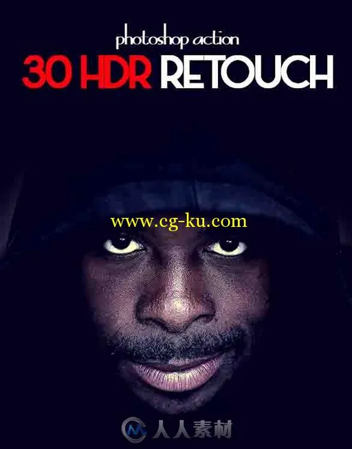 30款HDR高动态磨皮PS动作30-hdr-retouch-ps-action-的图片1