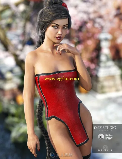 DAZ studio超精细各种形象美女3D模型合辑Mei Lin 7 Pro Bundle的图片6