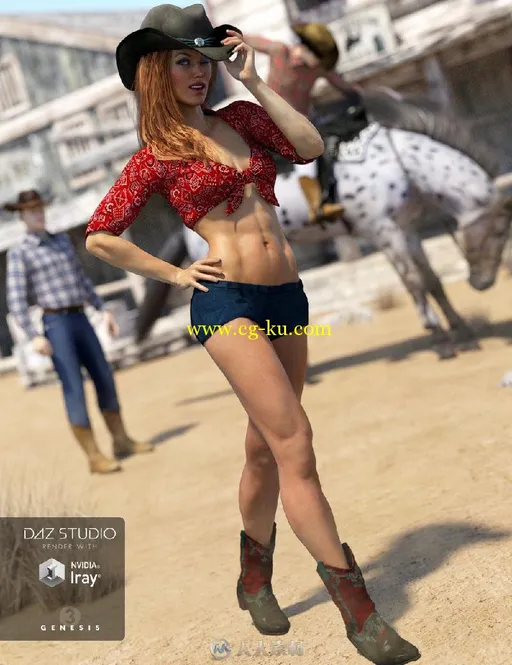 DAZ studio超精细各种形象美女3D模型合辑第二版DAZ3D GIA 7 PRO BUNDLE的图片5