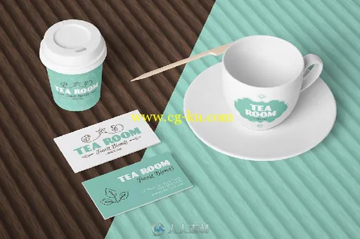 咖啡和茶品牌制作套件矢量Ai模板Coffee & Tea Branding Toolkit的图片2