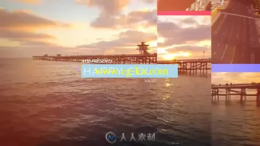 幸福欢快温馨的文字标题图片视频相册动画AE模板 Happy Colors的图片2