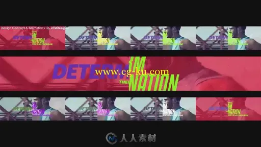 多彩充满活力的揭幕战文字字幕标题动画AE模板 Colorful & Energetic Opener的图片1