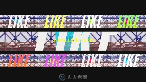 多彩充满活力的揭幕战文字字幕标题动画AE模板 Colorful & Energetic Opener的图片2