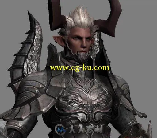 《TERA》魔族战士3D模型的图片1