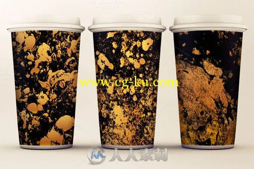 大理石金黑色矢量纹理平面素材MARBLE GOLD ON BLACK Vector Textures的图片1