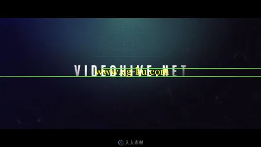 复古电视故障文字字幕标题标志LOGO演绎AE模板 Dubstep Glitch Logo的图片1