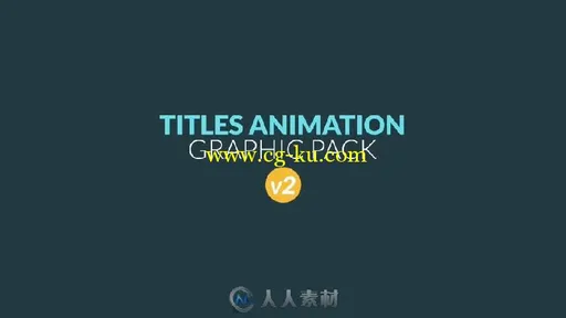 时尚动画文字字幕标题图片元素包AE模板 Titles Animation Graphic Pack的图片1