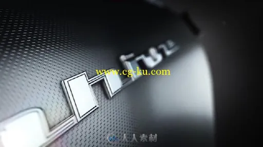 3D 黑色金属材质文字标志LOGO演绎AE模板 Carbon Turbo Text & Logo的图片2