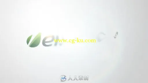 简洁时尚干净翻转文字字幕标志LOGO演绎AE模板 Clean Flip Logo的图片1